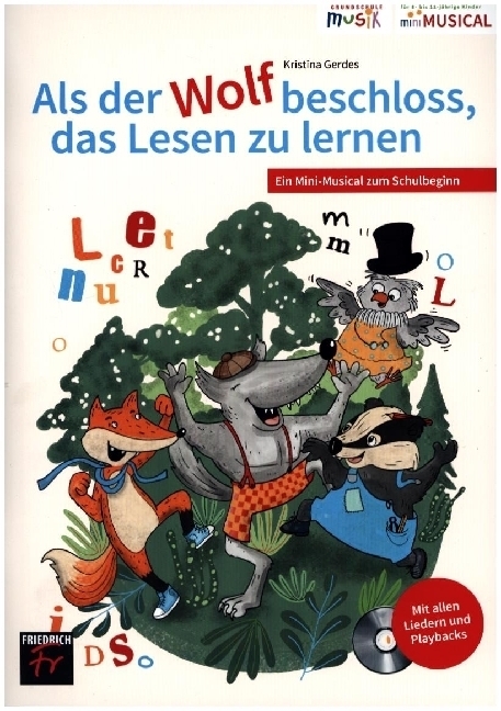 Cover: 9783617920312 | Als der Wolf beschloss, das Lesen zu lernen | Kristina Gerdes | Buch