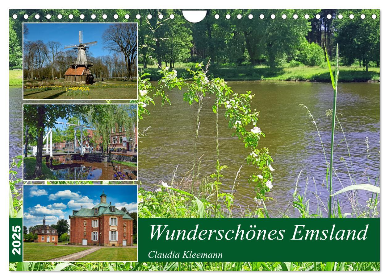 Cover: 9783435168002 | Wunderschönes Emsland (Wandkalender 2025 DIN A4 quer), CALVENDO...