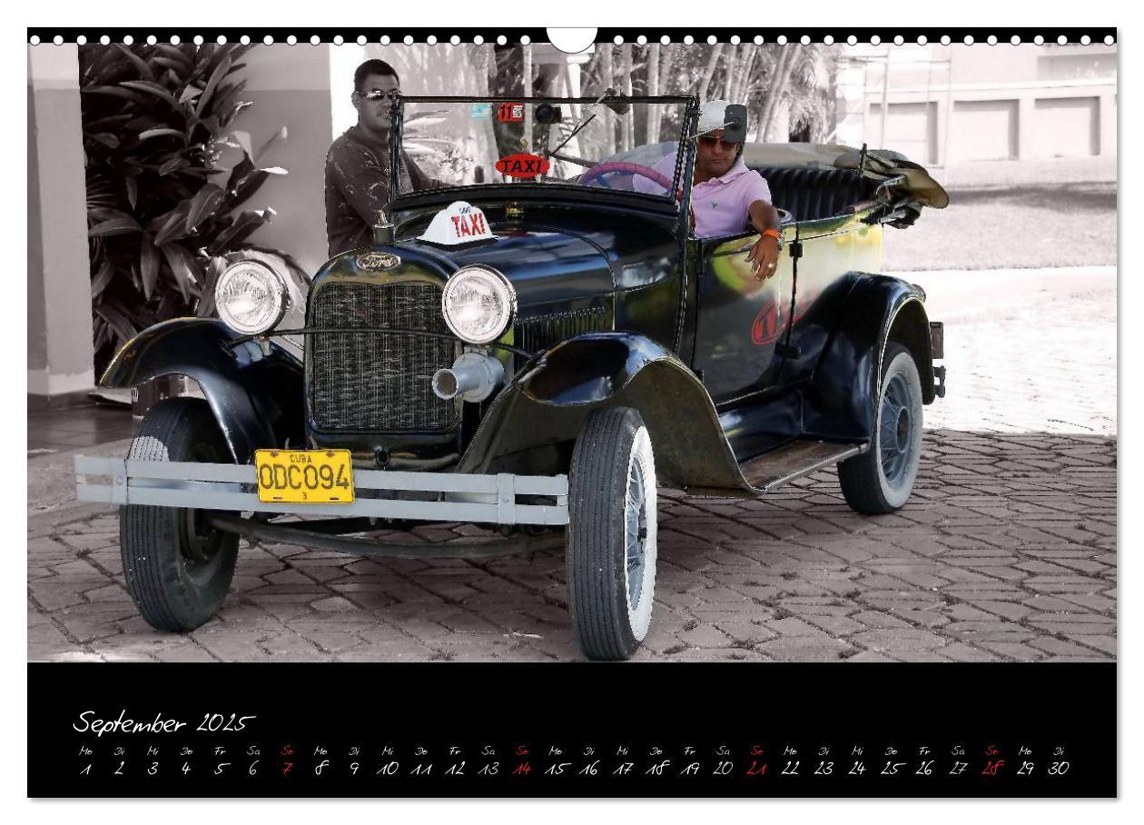 Bild: 9783435828630 | Kuba und die Oldtimer (Wandkalender 2025 DIN A3 quer), CALVENDO...