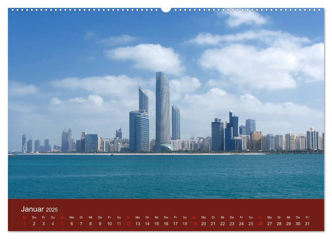 Bild: 9783435731367 | Abu Dhabi und Dubai (Wandkalender 2025 DIN A2 quer), CALVENDO...