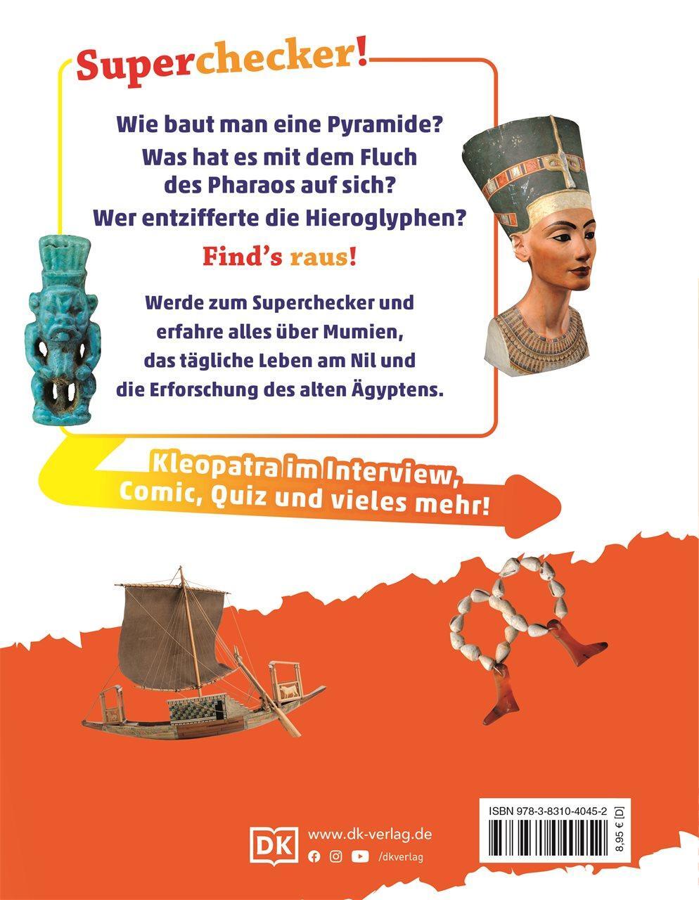 Rückseite: 9783831040452 | Superchecker! Das alte Ägypten | Taschenbuch | Superchecker! | 64 S.
