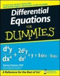 Cover: 9780470178140 | Differential Equations For Dummies | Steven Holzner | Taschenbuch