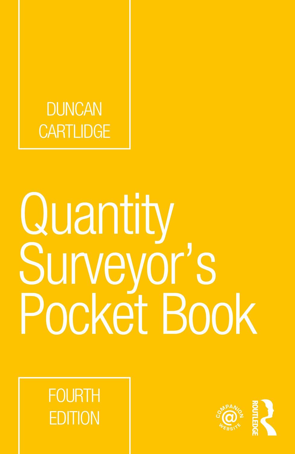Cover: 9781032061443 | Quantity Surveyor's Pocket Book | Duncan Cartlidge | Taschenbuch