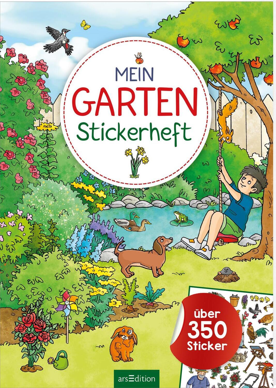 Cover: 9783845851464 | Mein Garten-Stickerheft | Über 350 Sticker | Taschenbuch | 40 S.