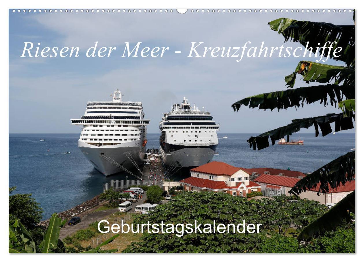 Cover: 9783675866874 | Riesen der Meere - Kreuzfahrtschiffe Geburtstagskalender...