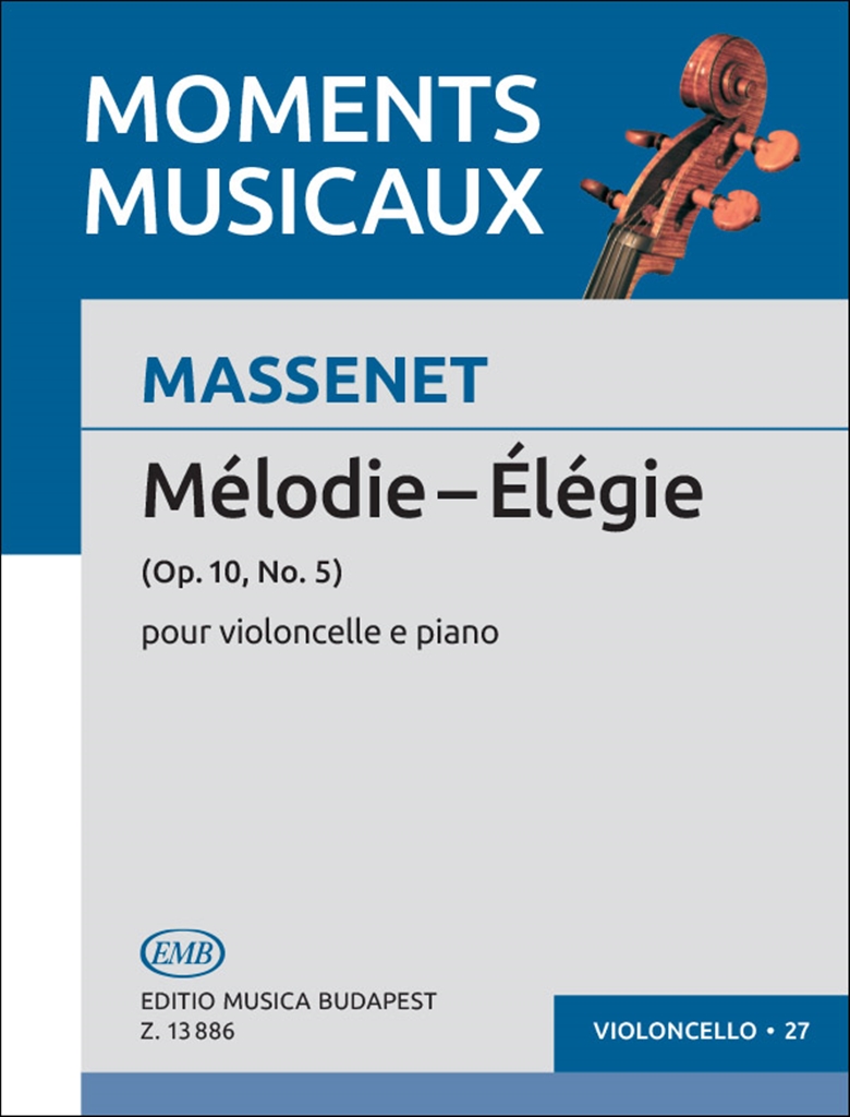 Cover: 9790080138861 | Melodie - Elegie op. 10, No.5 | Jules Massenet | Buch | 1991