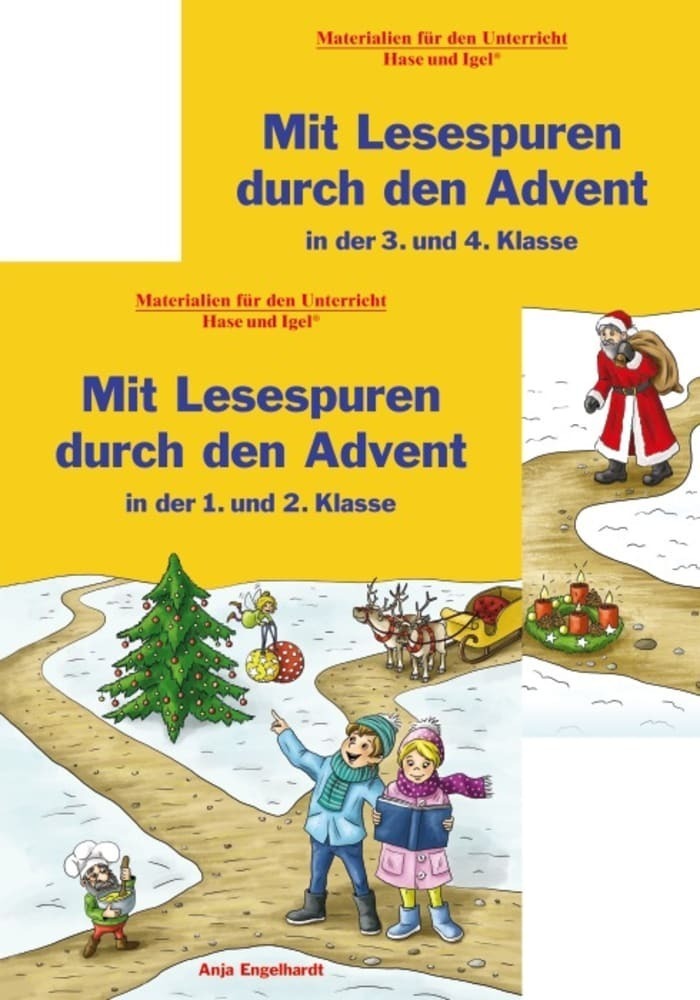 Cover: 9783863164164 | Kombipaket Mit Lesespuren durch den Advent | 2 Mappen | Taschenbuch