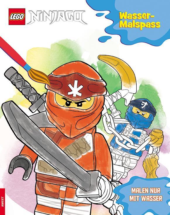 Cover: 9783960807575 | LEGO® NINJAGO® - Mein Wasser-Malspass | Broschüre | LEGO® Ninjago