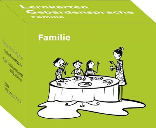 Cover: 9783952317174 | Lernkarten Gebärdensprache: Familie | Marina Ribeaud | Box | 2015