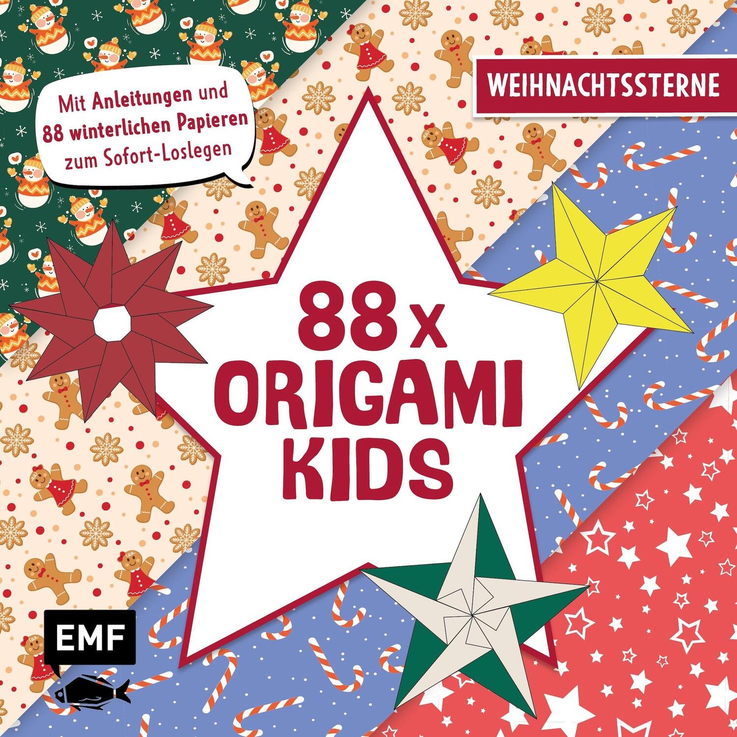 Cover: 9783745923964 | 88 x Origami Kids - Weihnachtssterne | Taschenbuch | 208 S. | Deutsch