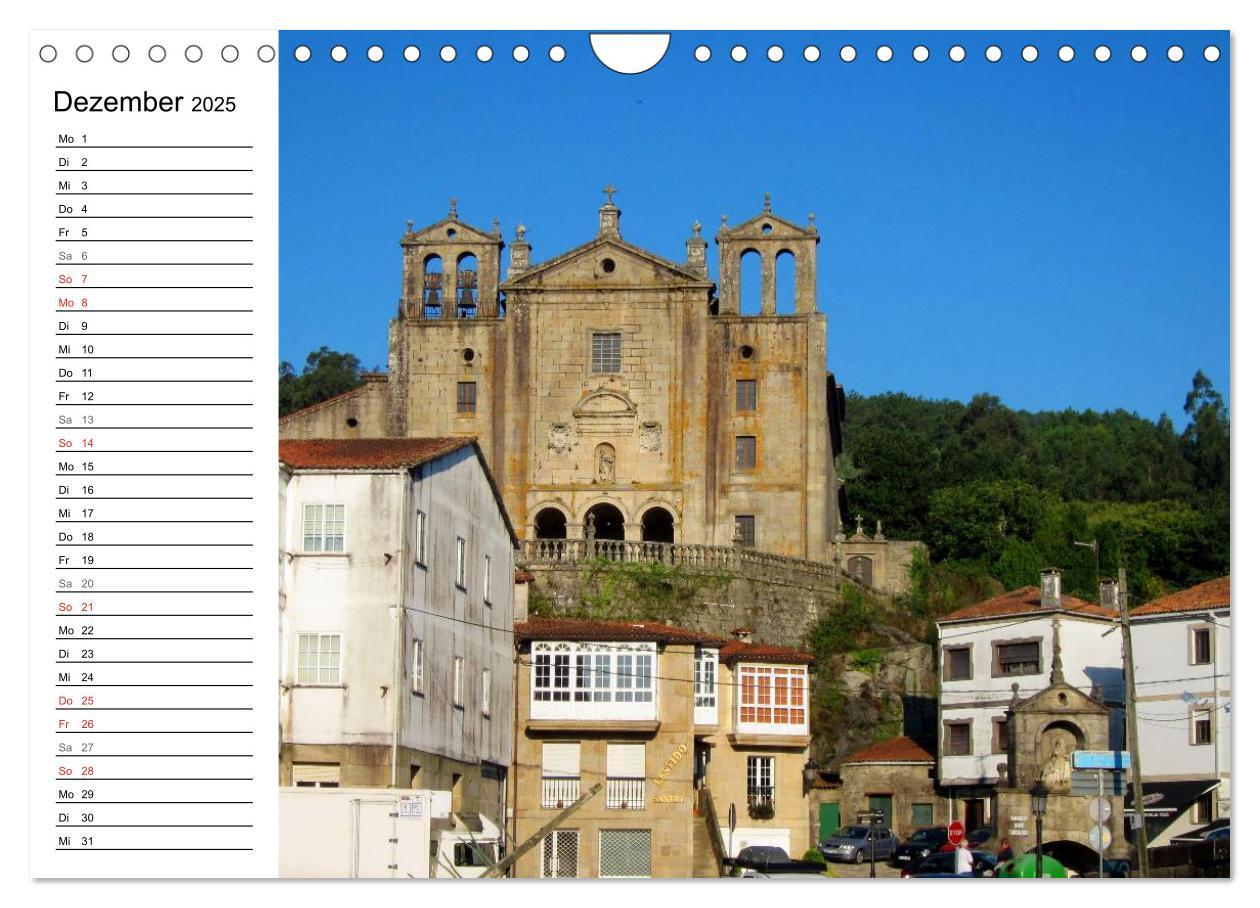 Bild: 9783435520916 | Camino Portugues - Jakobsweg (Wandkalender 2025 DIN A4 quer),...