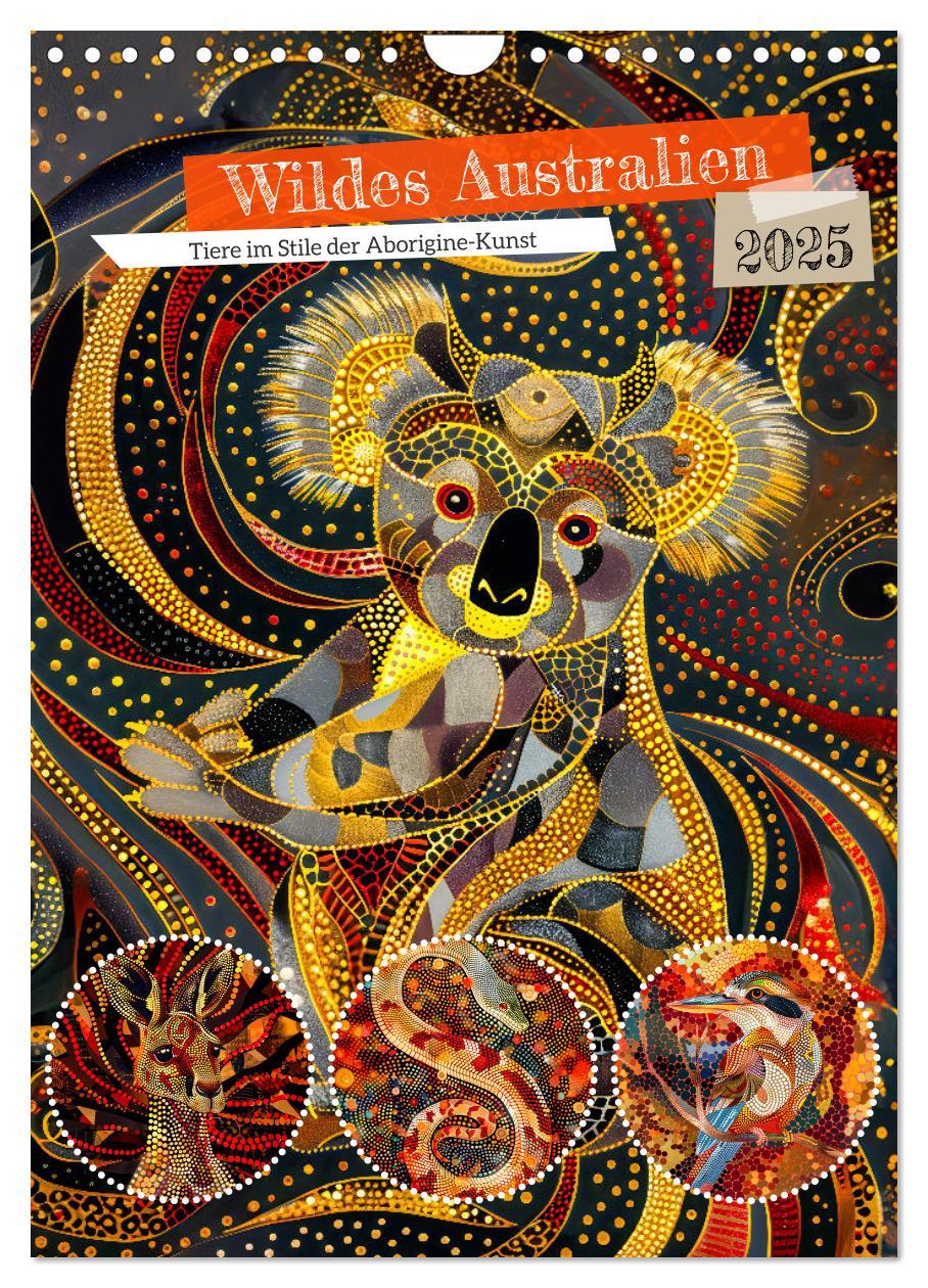 Cover: 9783457199411 | Wildes Australien - Tiere im Stile der Aborigine-Kunst...