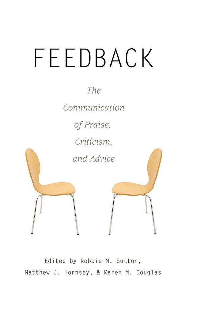 Cover: 9781433105111 | Feedback | The Communication of Praise, Criticism, and Advice | Buch