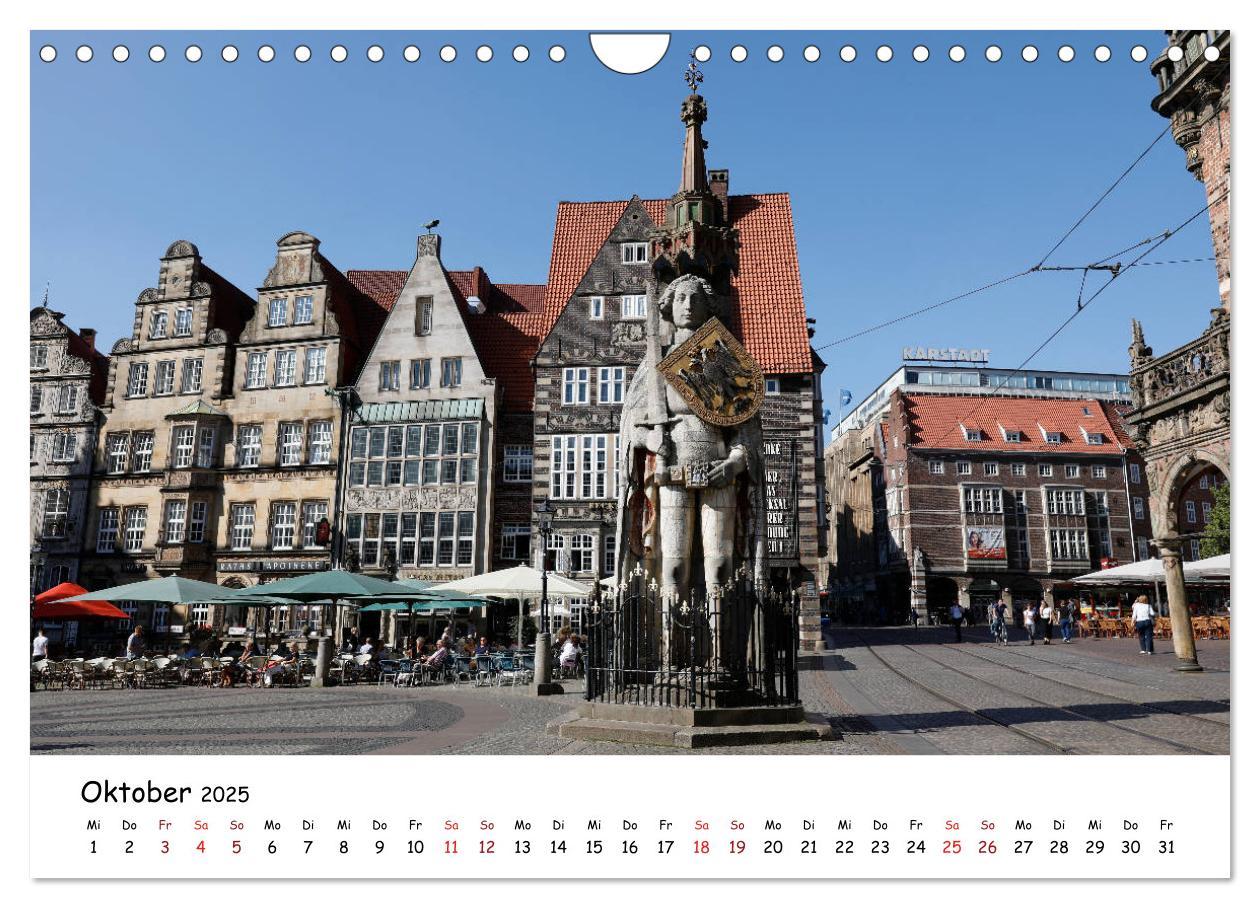 Bild: 9783435289059 | Bremen - Die Hansestadt an der Weser (Wandkalender 2025 DIN A4...