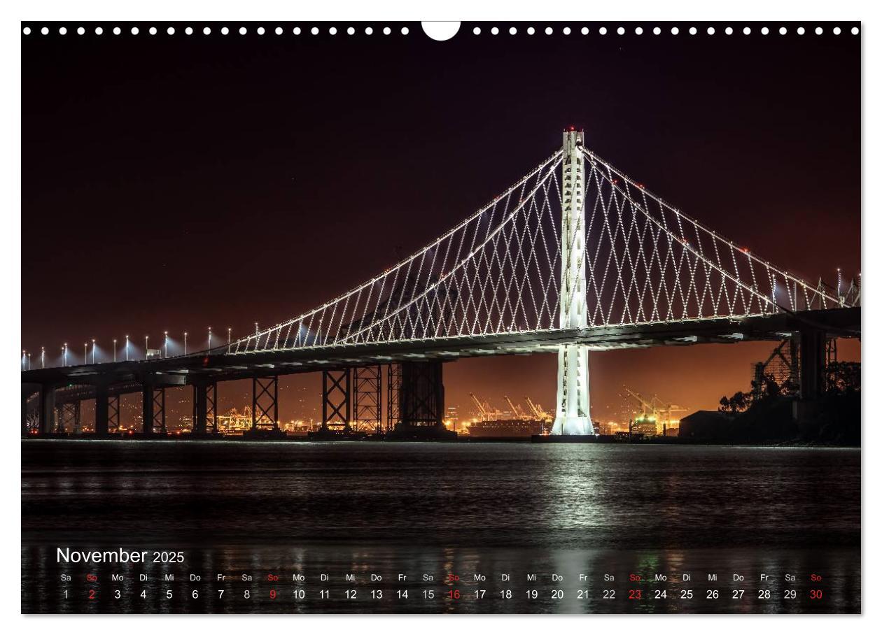 Bild: 9783435621255 | San Francisco Impressionen Tag und Nacht (Wandkalender 2025 DIN A3...