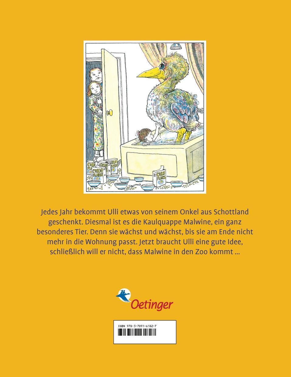 Rückseite: 9783789161827 | Malwine in der Badewanne | Steven Kellogg | Buch | 32 S. | Deutsch