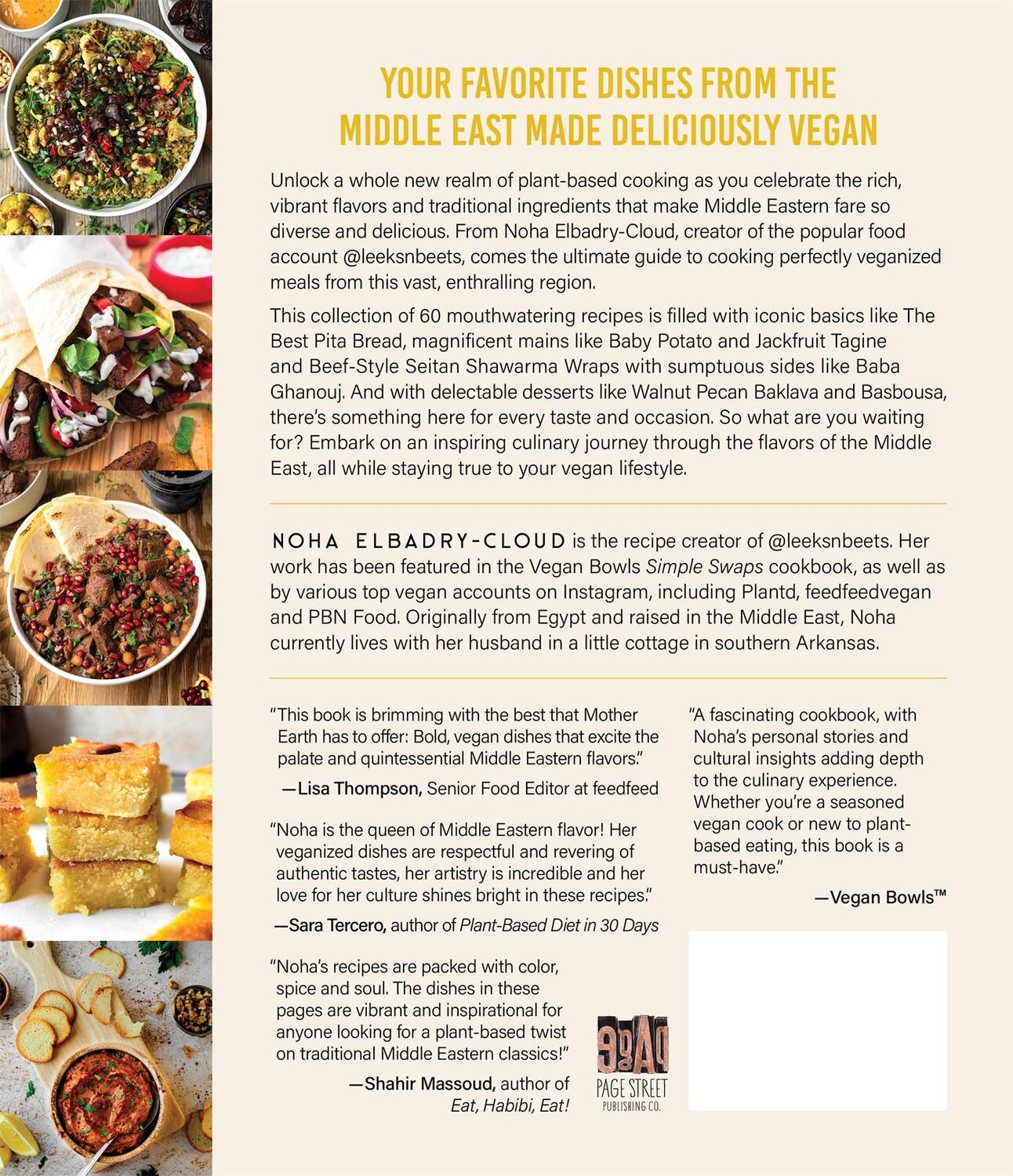 Rückseite: 9781645678861 | The Vegan Middle Eastern Cookbook | Noha Elbadry-Cloud | Taschenbuch