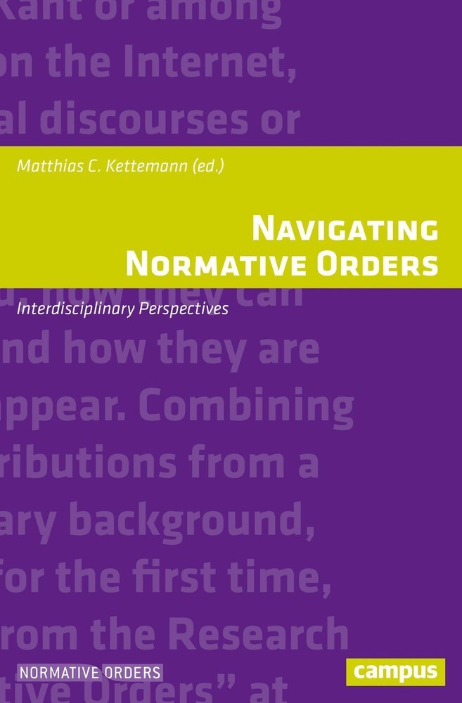 Cover: 9783593512983 | Navigating Normative Orders | Interdisciplinary Perspectives | Buch