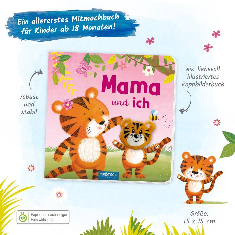 Bild: 9783988021557 | Trötsch Fingerpuppenbuch Mama und ich | Trötsch Verlag GmbH &amp; Co. KG