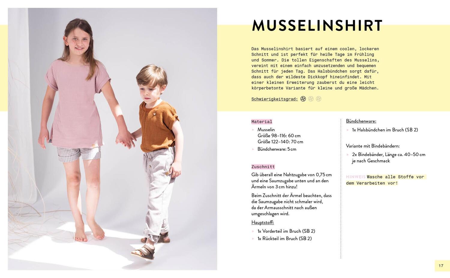 Bild: 9783745920642 | Mini-Masterclass - Nähen mit Musselin für Kids | JULESNaht (u. a.)