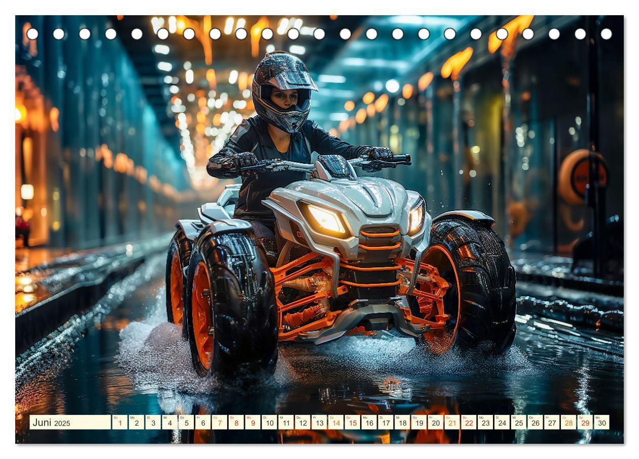 Bild: 9783383890314 | Quad Fantasien (Tischkalender 2025 DIN A5 quer), CALVENDO...