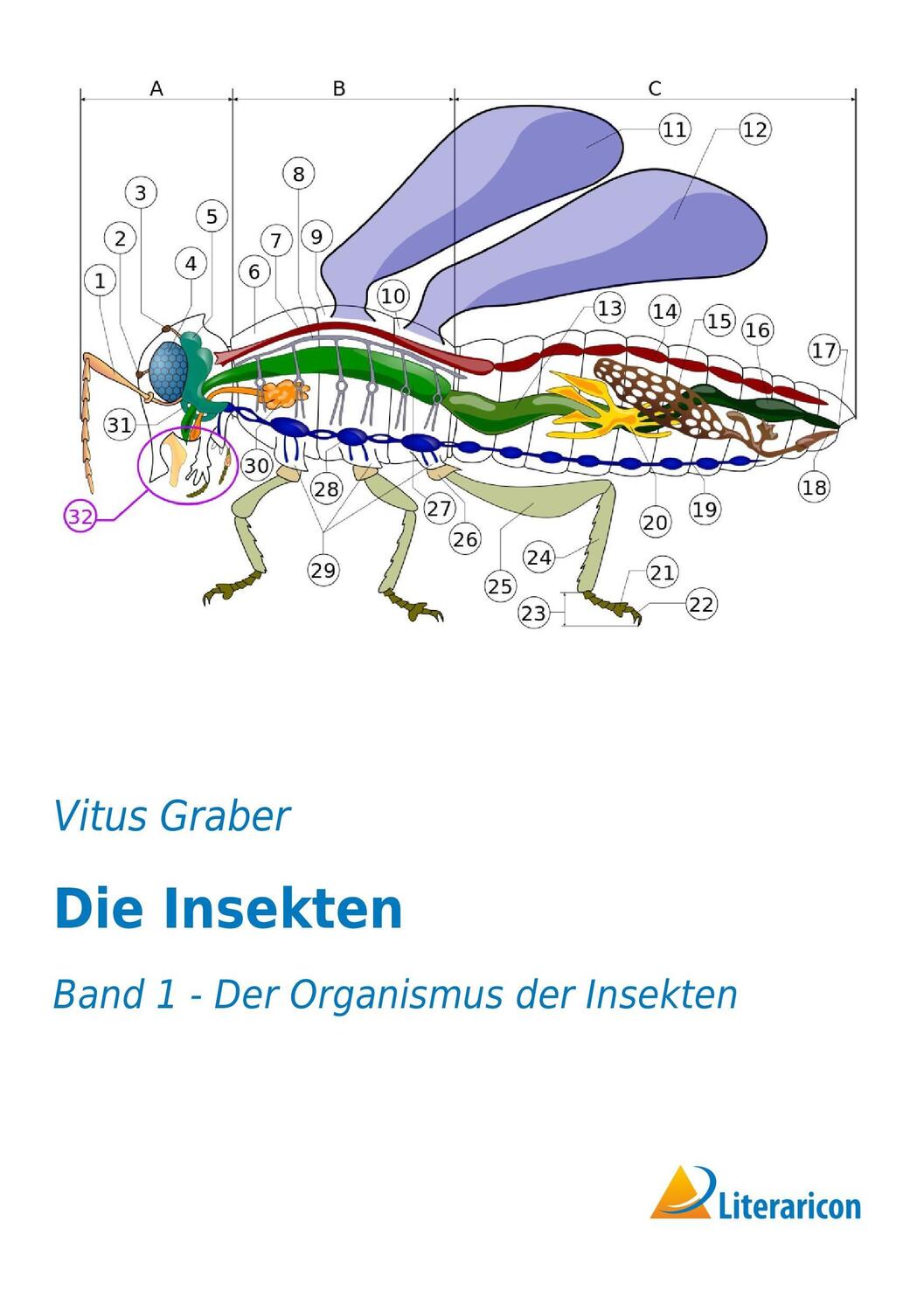 Cover: 9783959130769 | Die Insekten | Band 1 - Der Organismus der Insekten | Vitus Graber