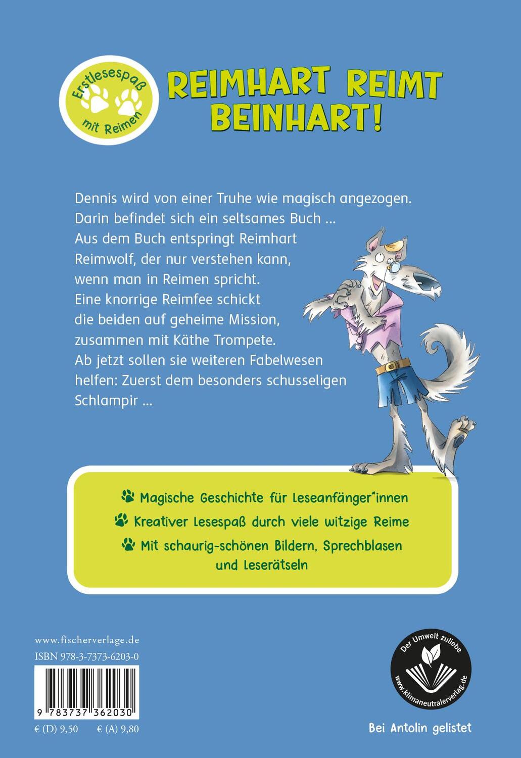 Rückseite: 9783737362030 | Reimhart Reimwolf - Dicke Luft in der Schlampir-Gruft | Seltmann