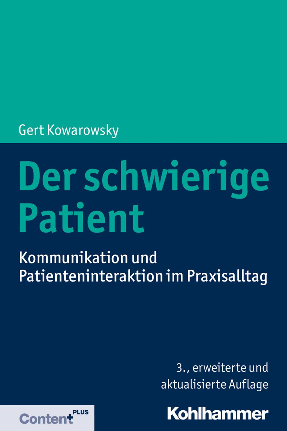 Cover: 9783170336995 | Der schwierige Patient | Gert Kowarowsky | Taschenbuch | Deutsch