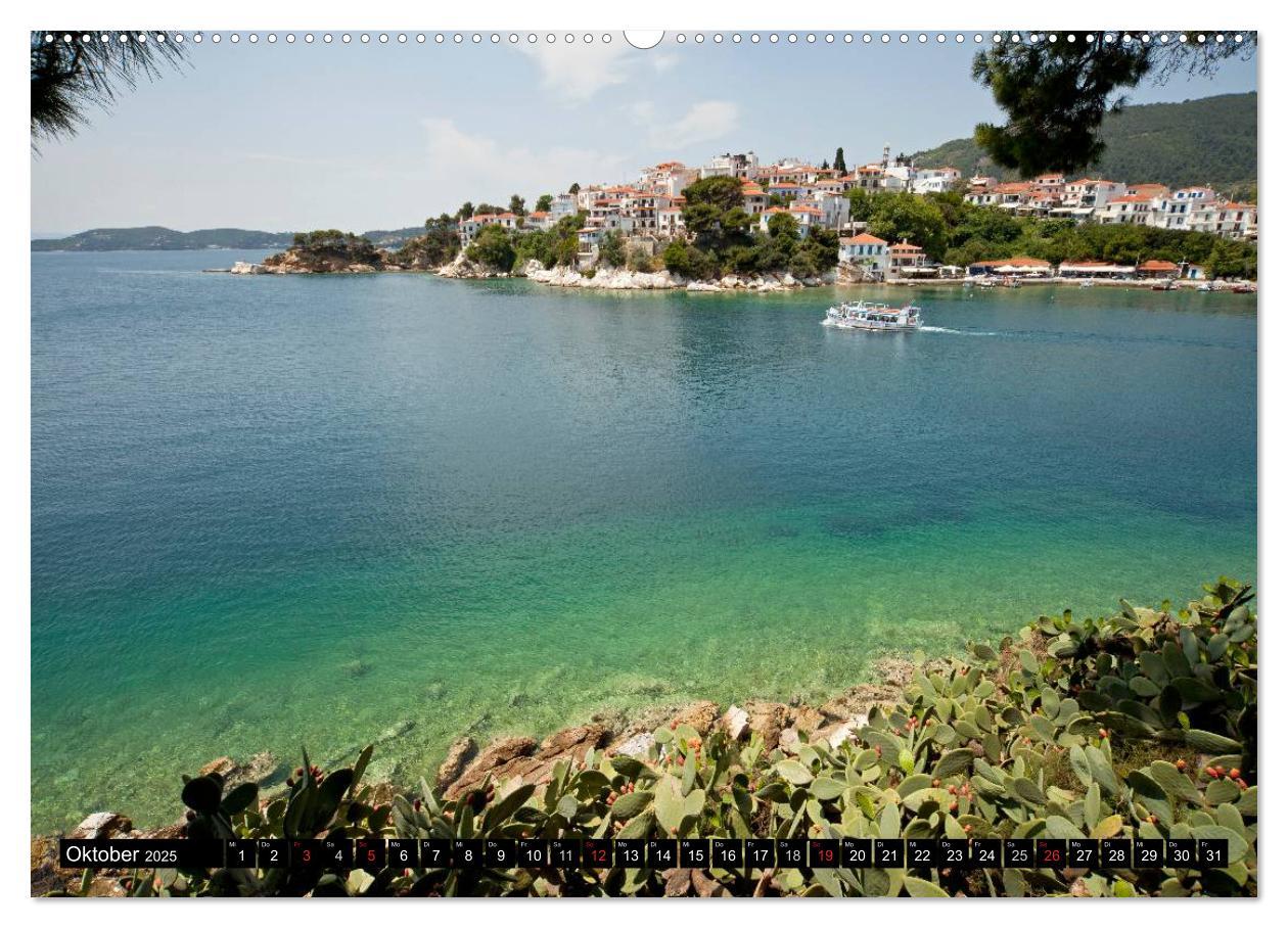 Bild: 9783435741182 | Skiathos + Skopelos (Wandkalender 2025 DIN A2 quer), CALVENDO...