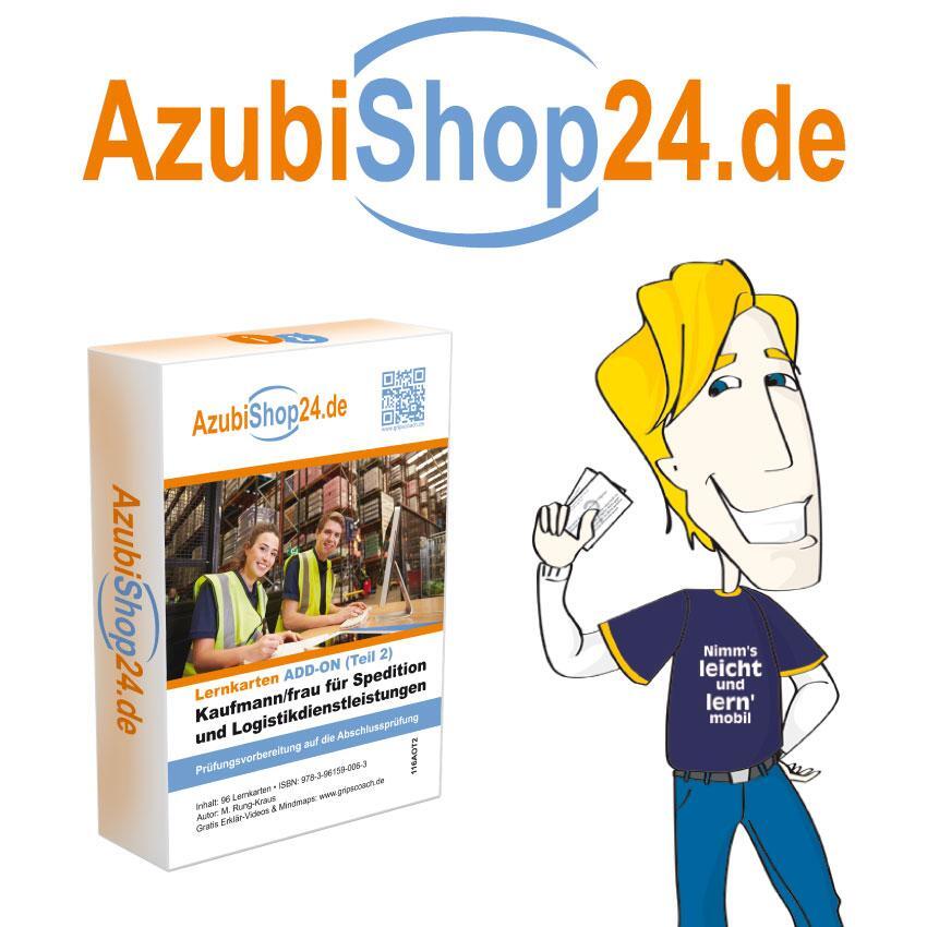 Bild: 9783961591282 | AzubiShop24.de Lernkarten Kaufmann / Kauffrau für Spedition und...