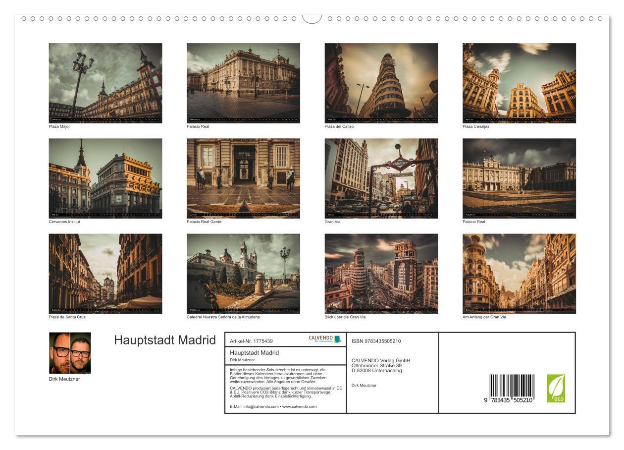 Bild: 9783435505210 | Hauptstadt Madrid (hochwertiger Premium Wandkalender 2025 DIN A2...