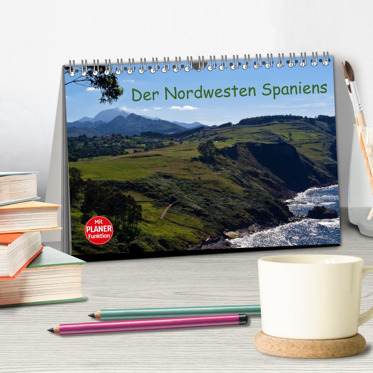 Bild: 9783435526857 | Der Nordwesten Spaniens (Tischkalender 2025 DIN A5 quer), CALVENDO...