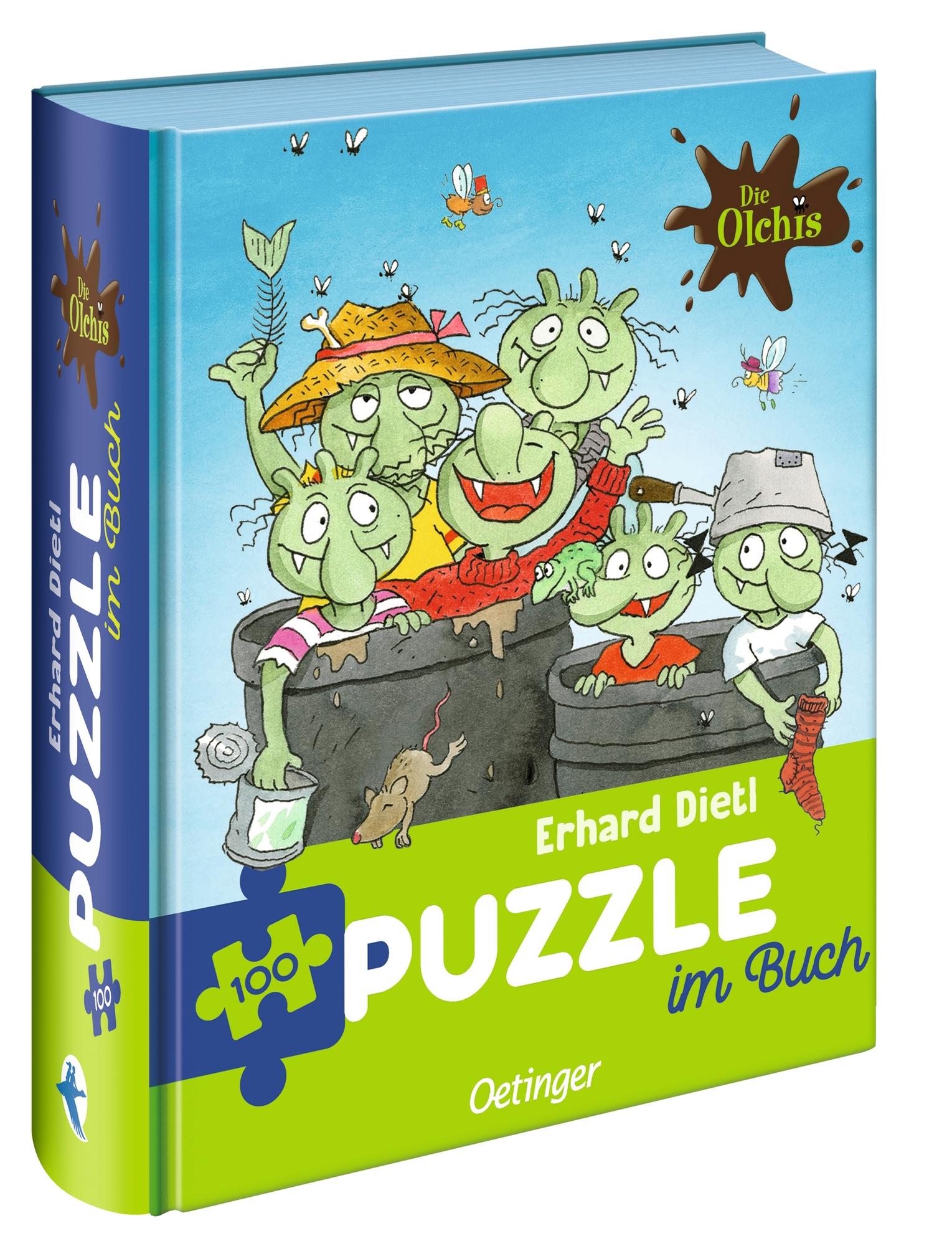 Cover: 4260512186968 | Die Olchis. Puzzle im Buch. 100 Teile | Erhard Dietl | Spiel | Puzzle