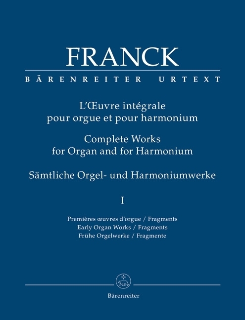 Cover: 9790006538997 | Sämtliche Orgelwerke und Harmoniumwerke. Bd.1 | César Franck | Buch