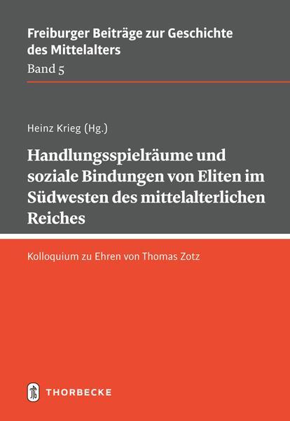 Cover: 9783799585545 | Handlungsspielräume und soziale Bindungen von Eliten im Südwesten...