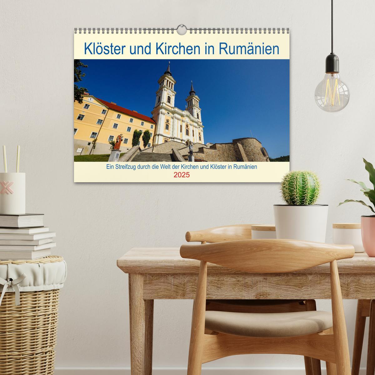 Bild: 9783383992841 | Kirchen und Klöster in Rumänien (Wandkalender 2025 DIN A3 quer),...