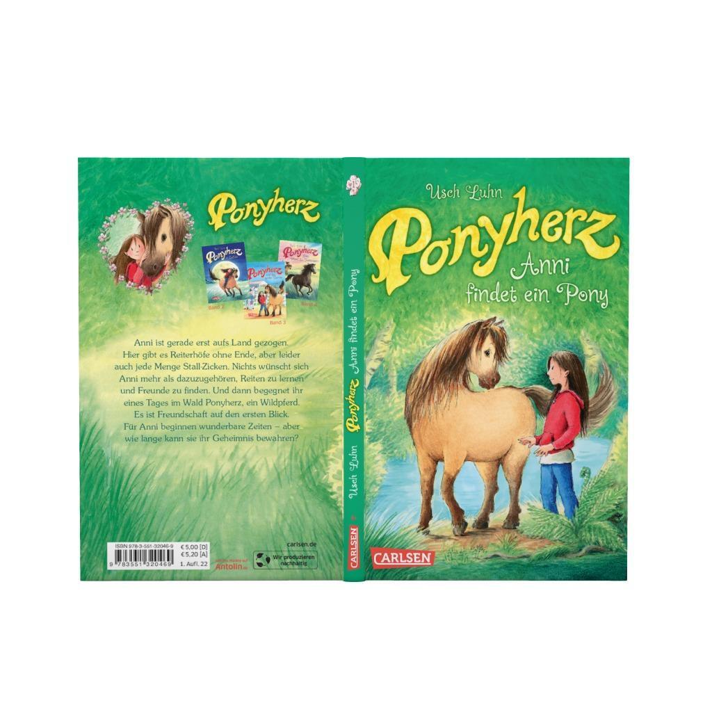 Bild: 9783551320469 | Ponyherz 1: Anni findet ein Pony | Usch Luhn | Taschenbuch | Ponyherz