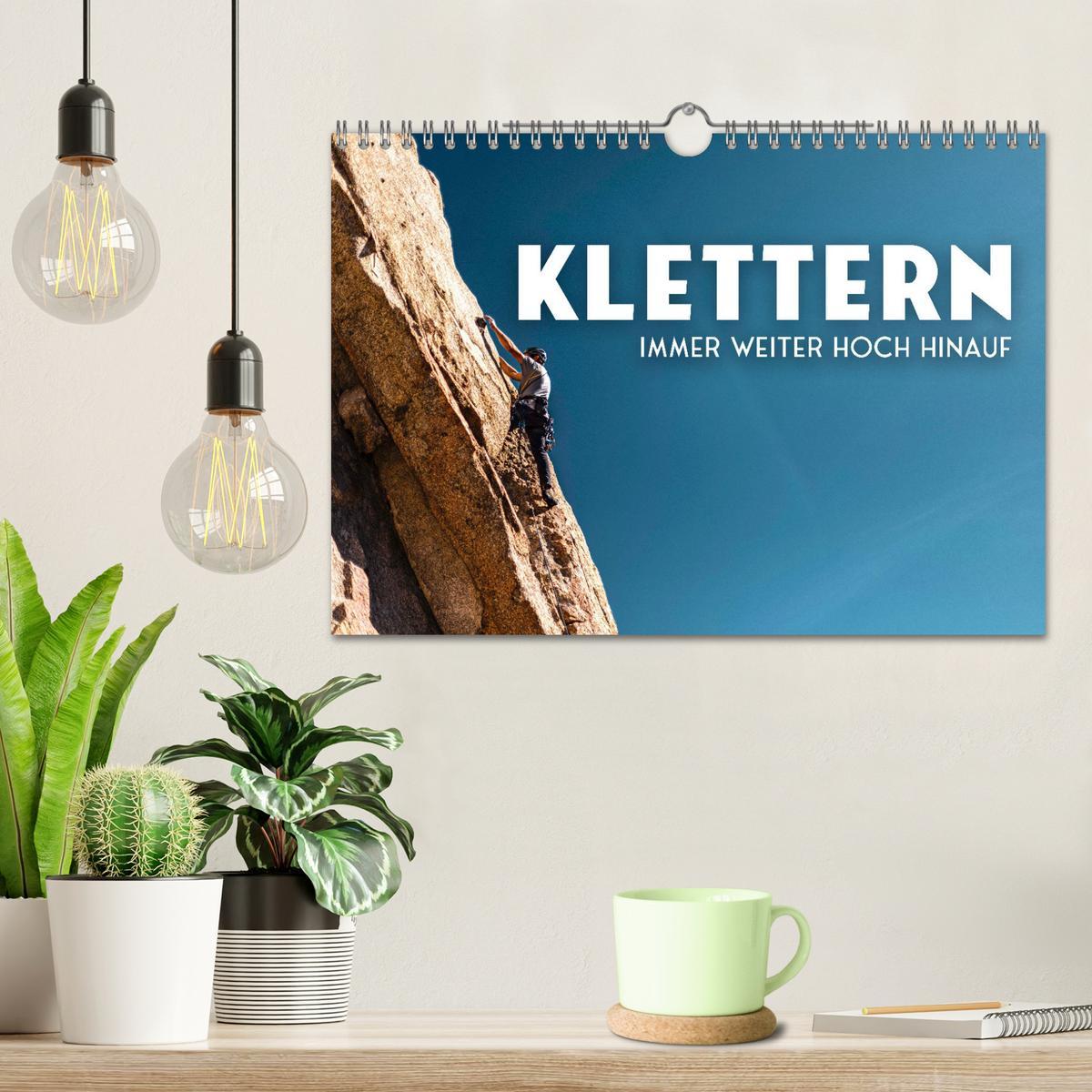 Bild: 9783383942303 | Klettern - Immer weiter hoch hinauf (Wandkalender 2025 DIN A4...