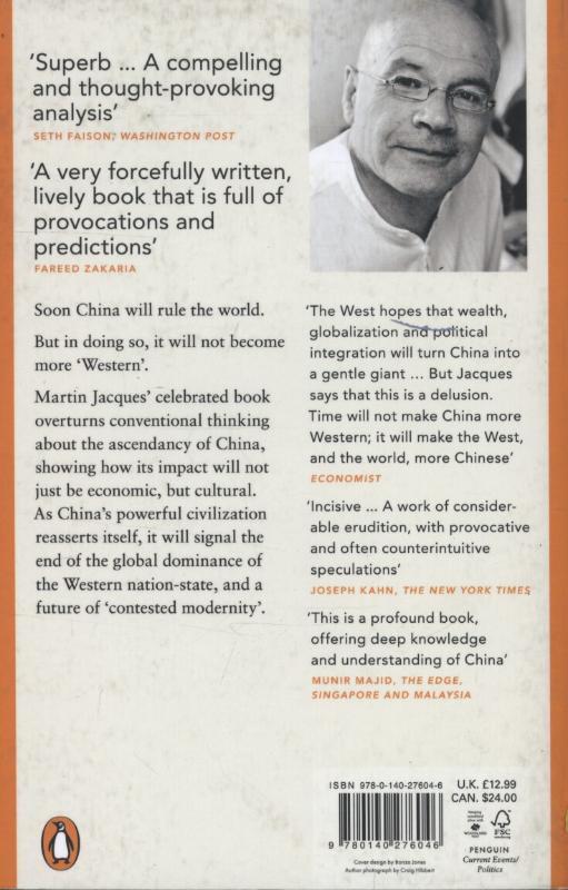 Rückseite: 9780140276046 | When China Rules the World | Martin Jacques | Taschenbuch | Englisch