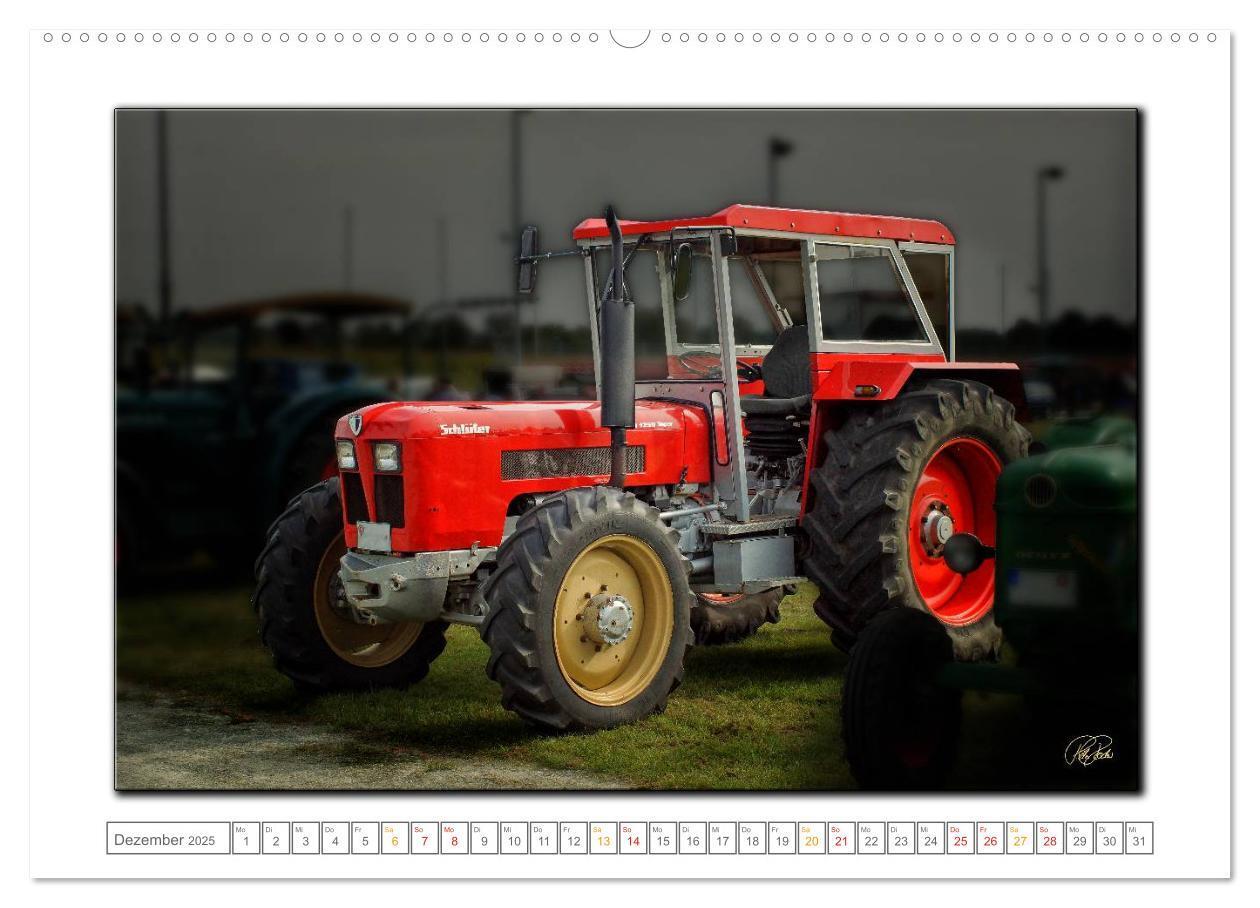 Bild: 9783435630066 | Oldtimer - Traktor Liebe (Wandkalender 2025 DIN A2 quer), CALVENDO...