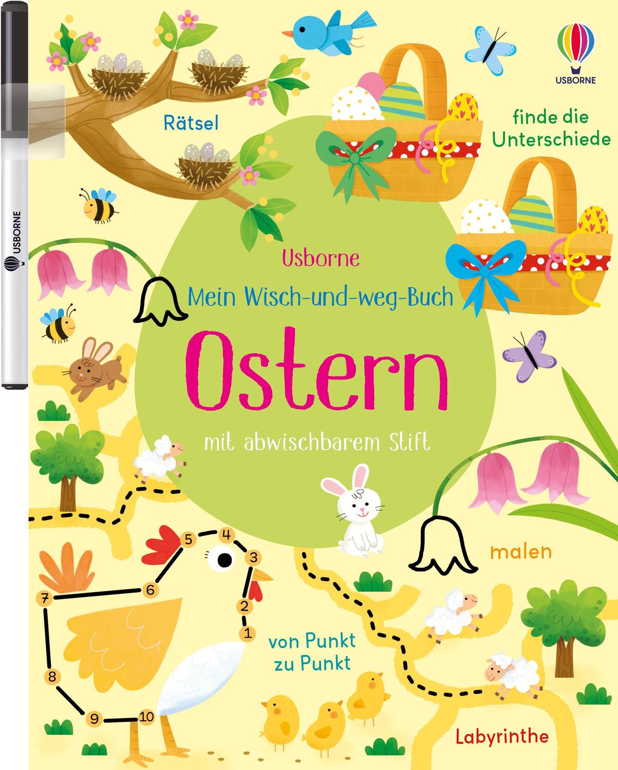 Cover: 9781789419085 | Mein Wisch-und-weg-Buch: Ostern | Kirsteen Robson | Broschüre | 24 S.