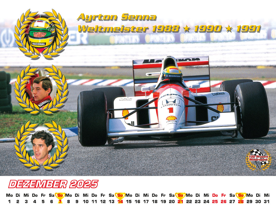 Bild: 9783948794804 | Best of F1 der 90iger Kalender 2025 | Frank Pommer | Kalender | 2025