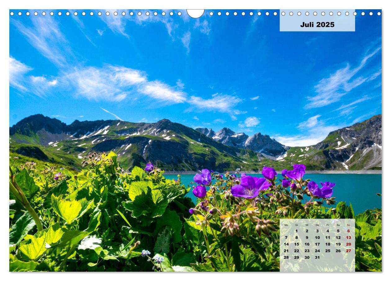 Bild: 9783435023660 | Lünersee - die blaue Perle der Alpen (Wandkalender 2025 DIN A3...