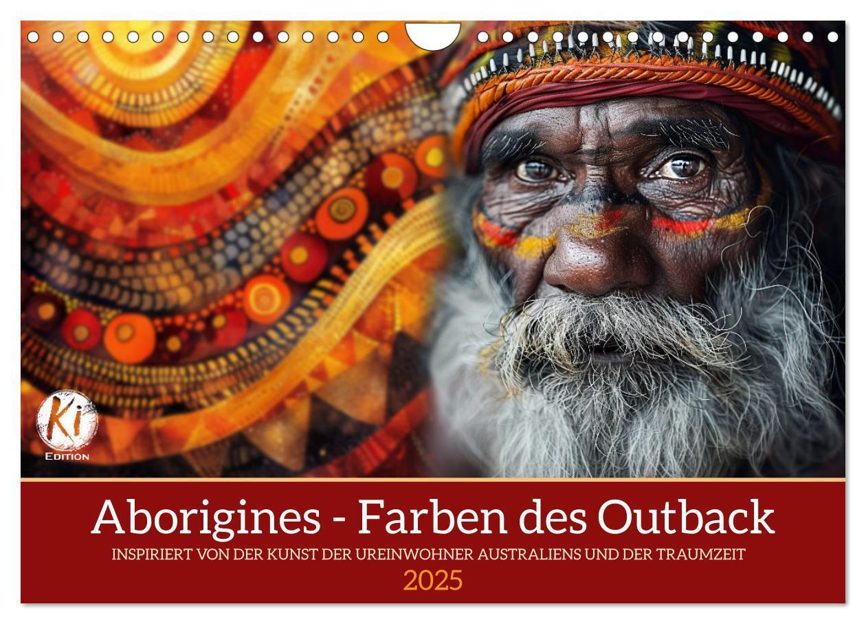 Cover: 9783383819148 | Aborigines - Farben des Outback (Wandkalender 2025 DIN A4 quer),...