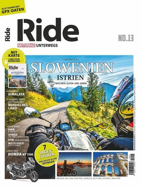 Cover: 9783613320505 | RIDE - Motorrad unterwegs, No. 13 | Slowenien / Istrien | Taschenbuch