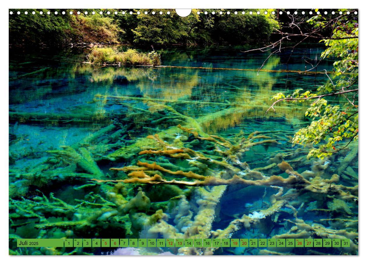 Bild: 9783435426751 | Die magischen Gewässer von Jiuzhaigou und Huanglong (Wandkalender...