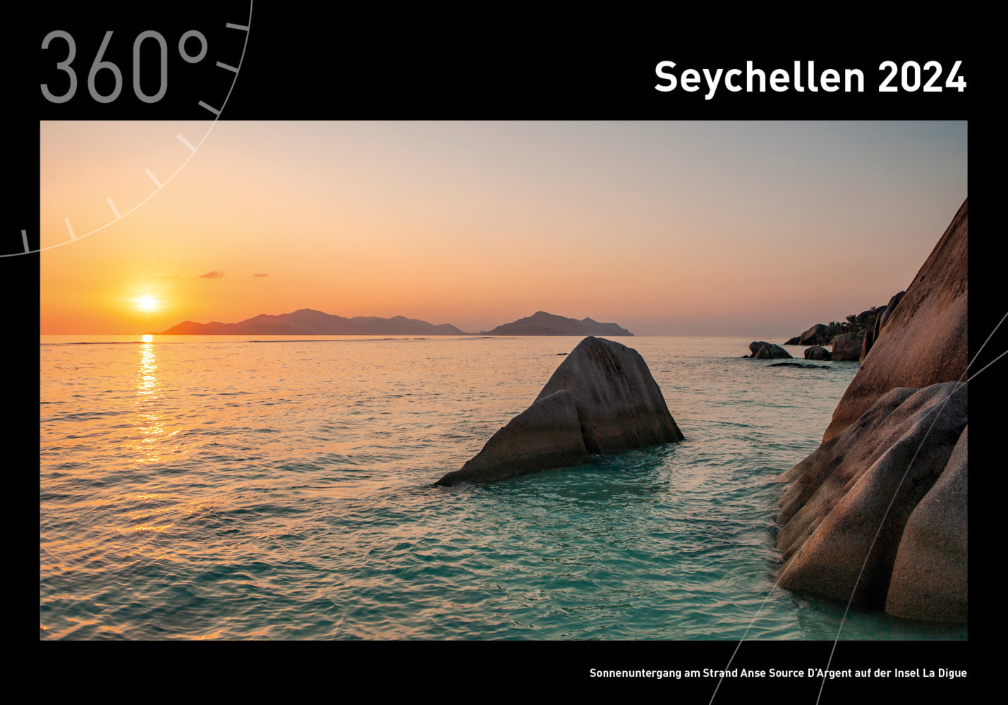 Cover: 9783968553412 | 360° Seychellen Premiumkalender 2024 | Holger Leue | Kalender | 14 S.
