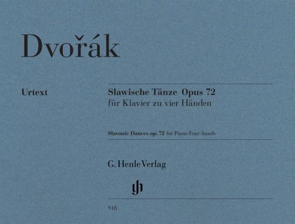 Cover: 9790201809182 | Slawische Tänze op. 72 für Klavier zu vier Händen | Antonín Dvorák