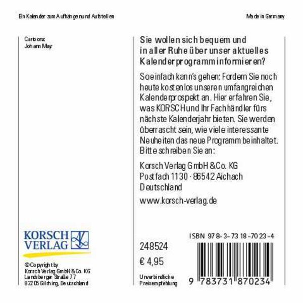 Bild: 9783731870234 | Wassermann Mini 2024 | Korsch Verlag | Kalender | 13 S. | Deutsch
