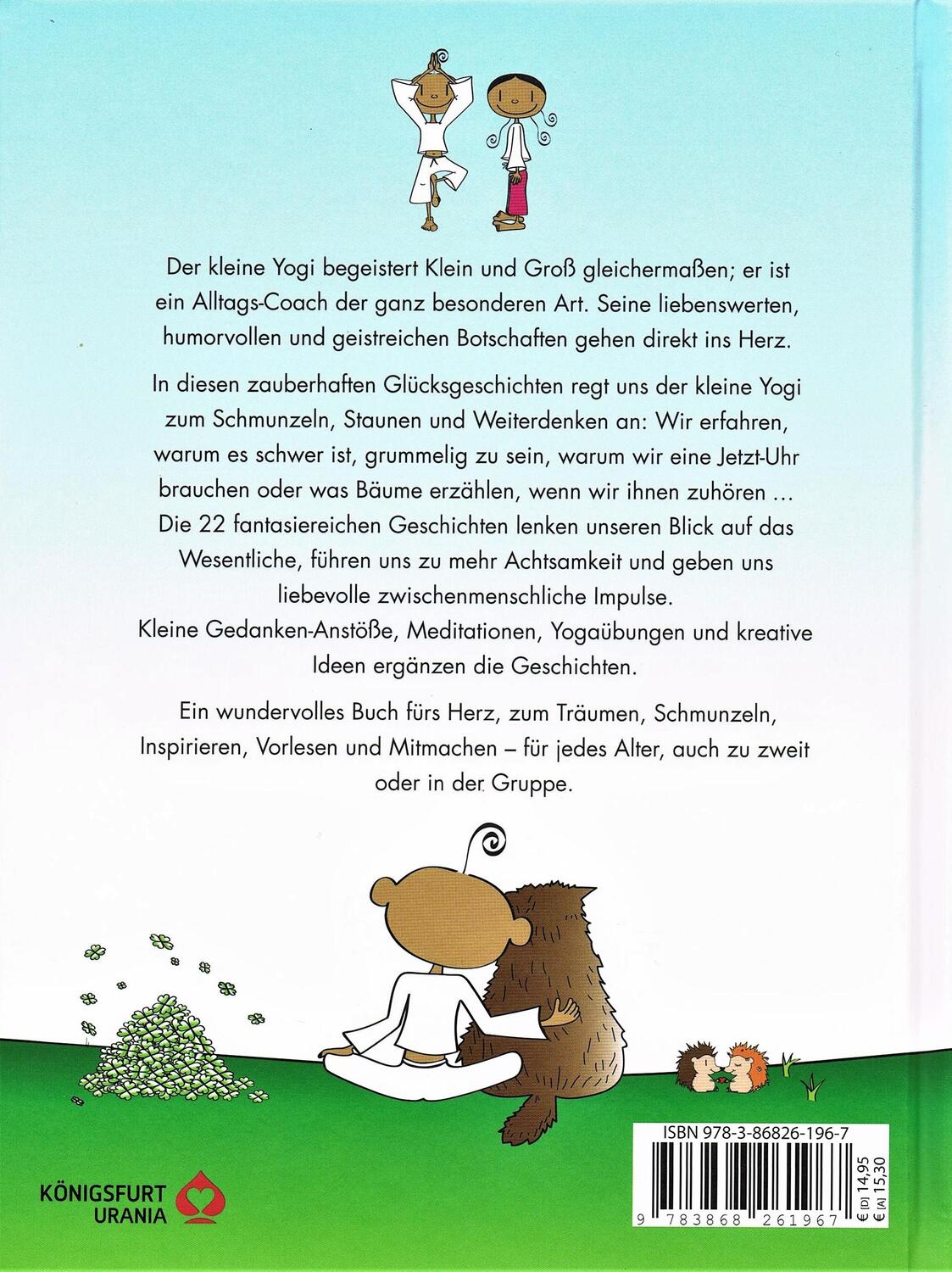 Rückseite: 9783868261967 | Der Kleine Yogi - Glücksgeschichten | Lena Raubaum | Buch | 144 S.